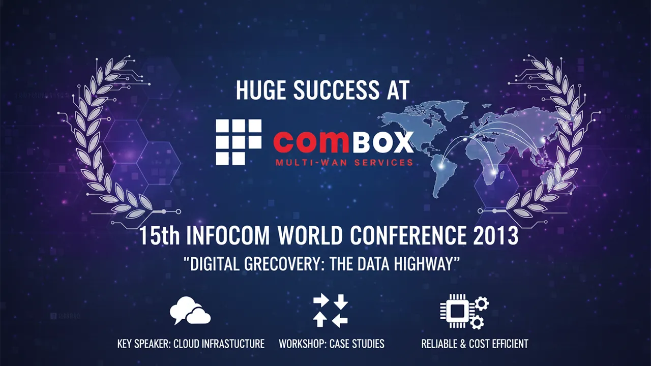 comBOX multiWAN services had a huge success on the Infocom Conference World 2013